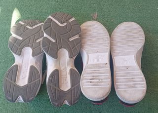 2 pares zapatillas n°39