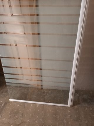 Mampara baño cristal