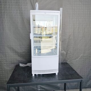 🌍​AST- Vitrina 2 Pts Curva Blanca Expositora