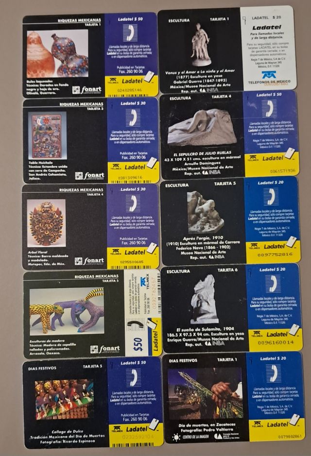 Tessere telefoniche Messico