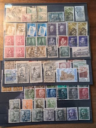 Lote (300) sellos usados España (1939-97