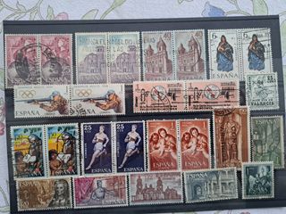 Lote (300) sellos usados España (1939-97