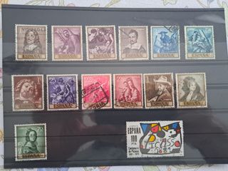 Lote (300) sellos usados España (1939-97