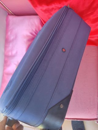 Maleta tela azul