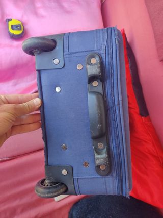 Maleta tela azul