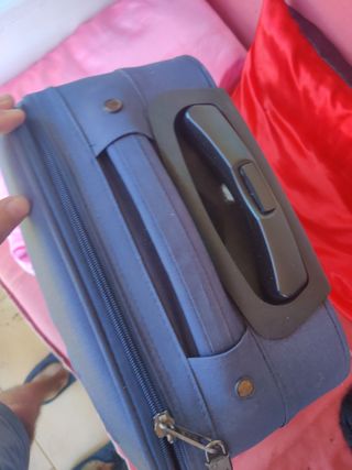 Maleta tela azul
