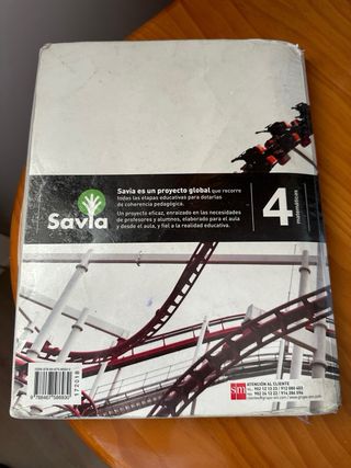 Libro Matemáticas 4 ESO Vasco de la Zarza