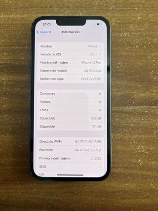 iPhone 13 Pro 128GB - Azul Alpino - Libre