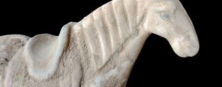 🐎Escultura Terracota Caballo Chino