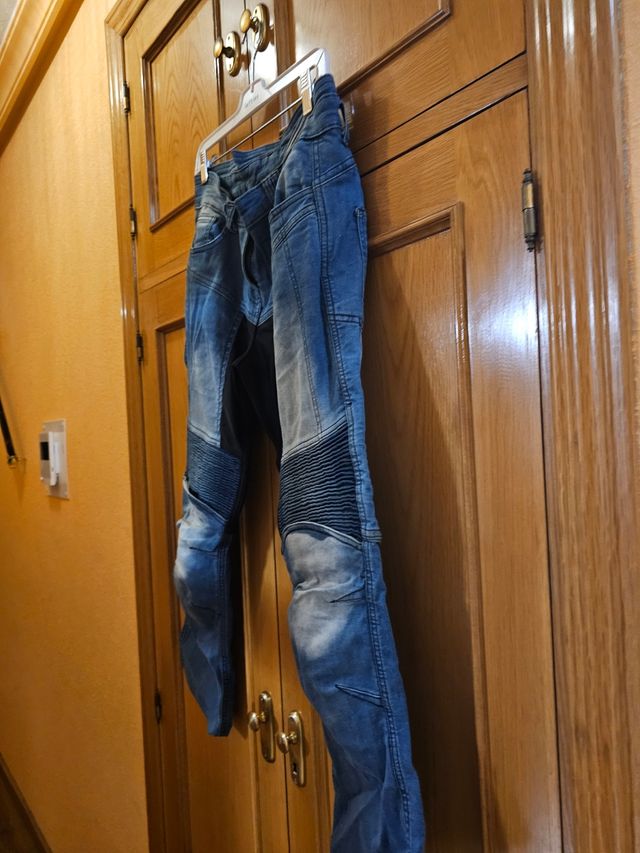 Pantalón moto mujer con protecciones