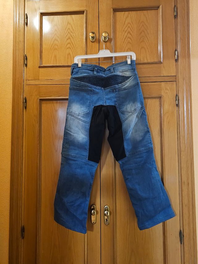 Pantalón moto mujer con protecciones