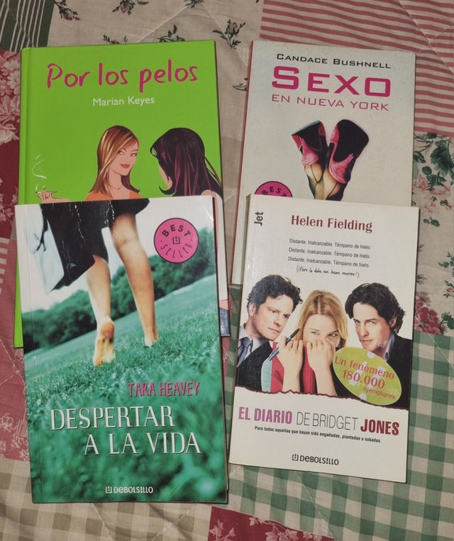Lote 4 libros novelas