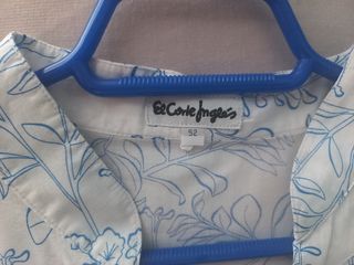 Camisa El Corte inglés. Cuello mao. T 52
