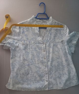 Camisa El Corte inglés. Cuello mao. T 52