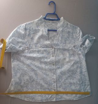 Camisa El Corte inglés. Cuello mao. T 52