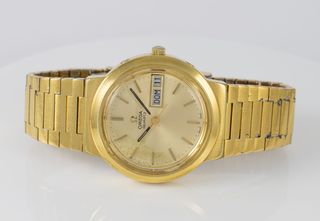 Omega Day Date Quartz Plaque or G 20 Microns