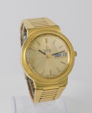 Omega Day Date Quartz Plaque or G 20 Microns