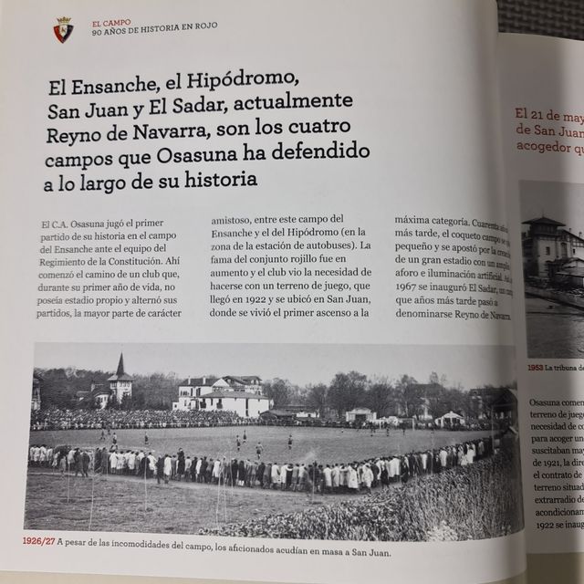 Osasuna 1920-2010 90 años historia rojo