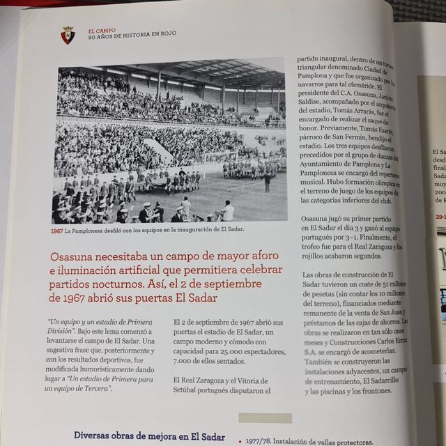 Osasuna 1920-2010 90 años historia rojo