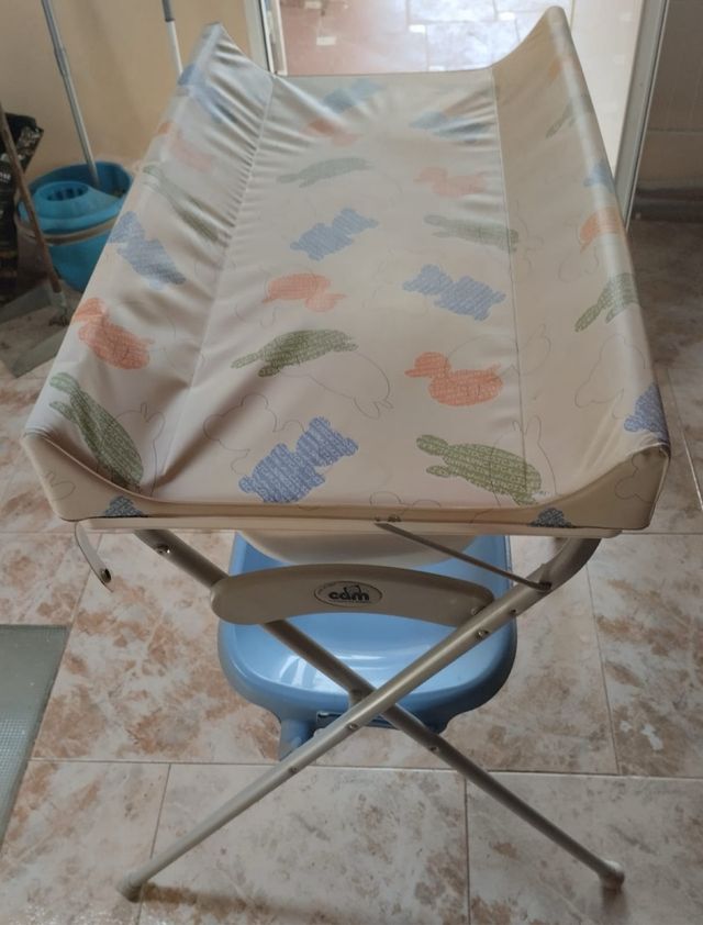 Bañera cambiador bebe