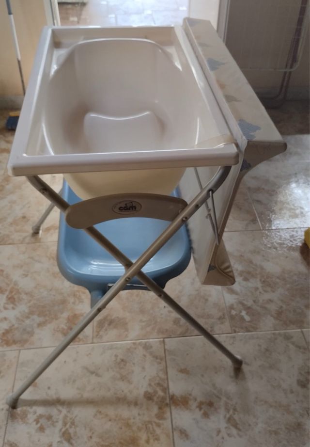 Bañera cambiador bebe