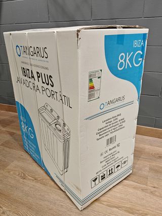 Lavadora portátil Tangarus IBIZA 8kg ideal cámping