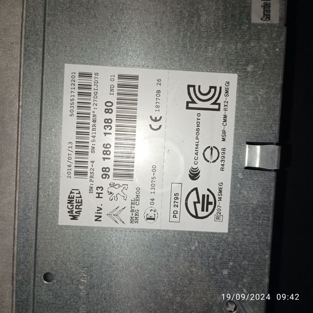 PEUGEOT 308 NAVI PANTALLA RADIO CD 