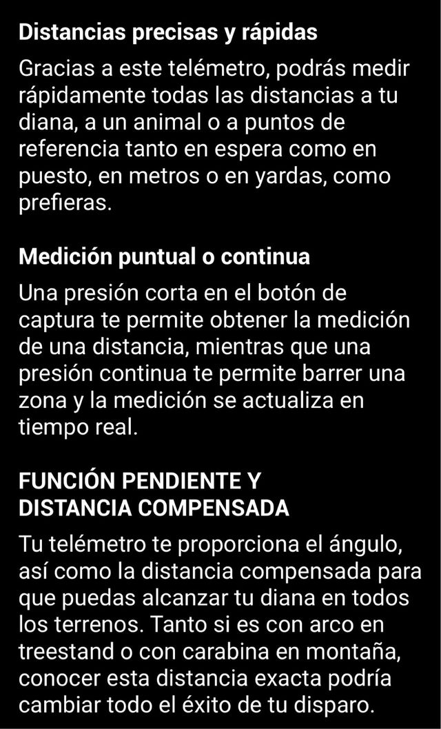 Telemetro solognac 800M