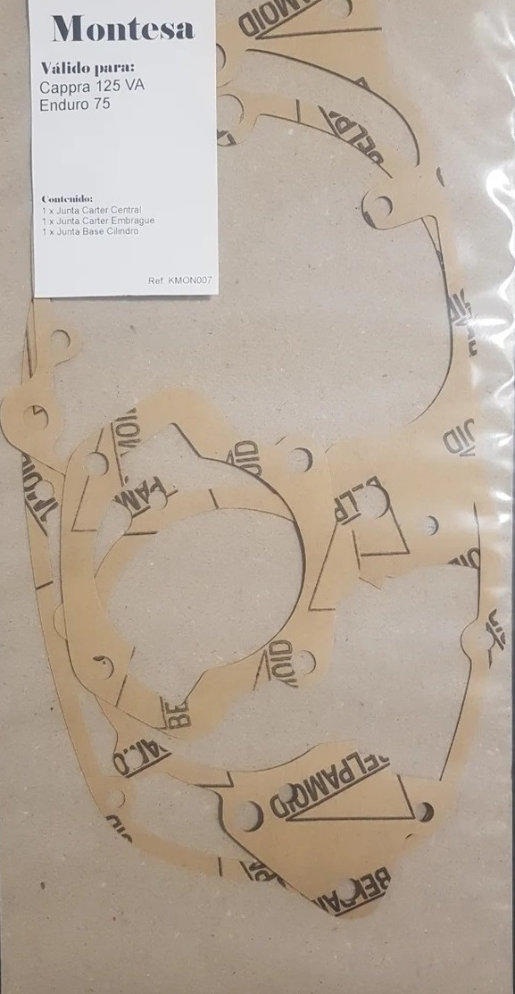 Juntas Montesa Cappra 125 VA y Enduro 75