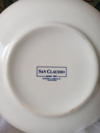 Fuente y ensaladera marca San Claudio