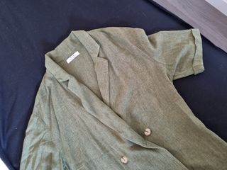 Sobrecamisa lino manga corta