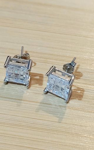 Pendientes  cuadrados de circon
