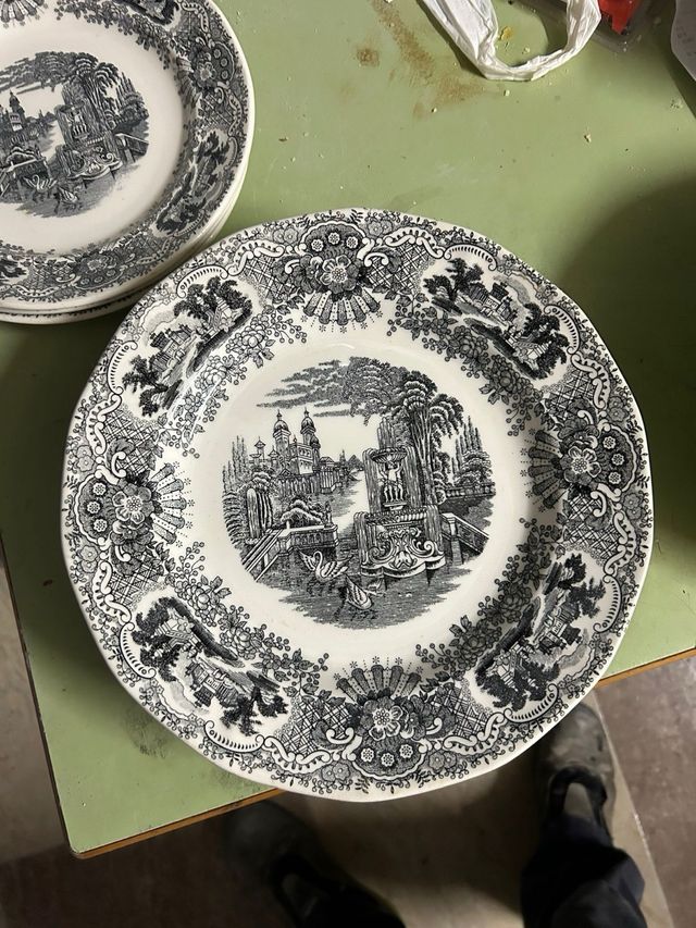 Platos vajilla la cartuja