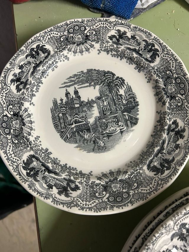 Platos vajilla la cartuja