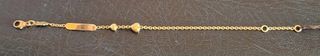 Esclava corazones oro 18k