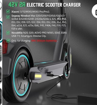 Cargador patinete compatible Xiaomi