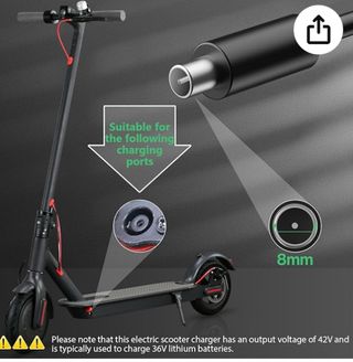 Cargador patinete compatible Xiaomi