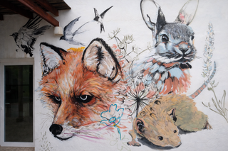 PINTOR persianas y murales ARTE-GRAFFITI comercial