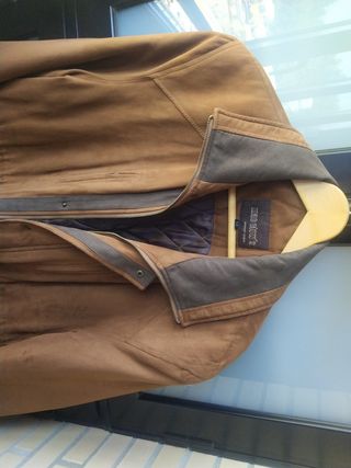 Cazadora marron hombre 