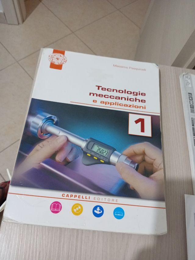 Libro tecnologie meccaniche e  applicazi