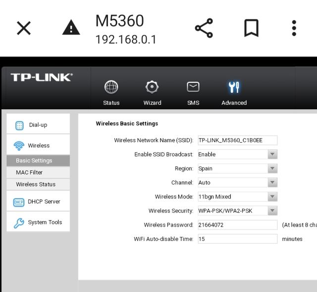 Mifi TpLink M5360