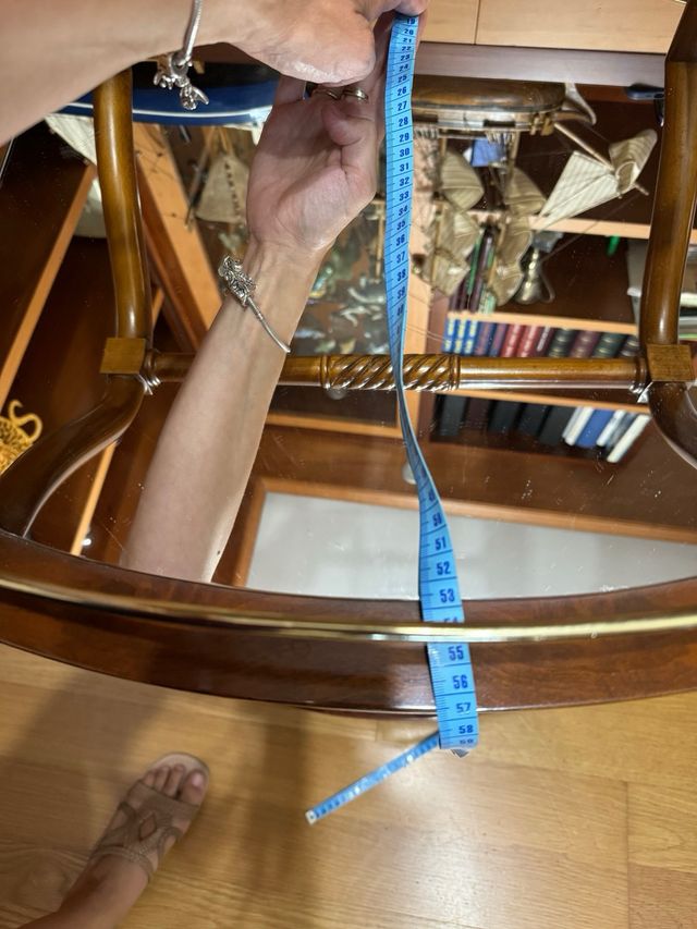 Carrito bebidas y copas madera