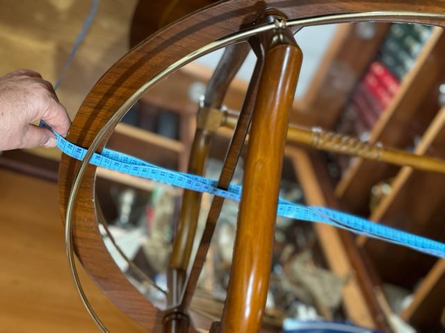 Carrito bebidas y copas madera