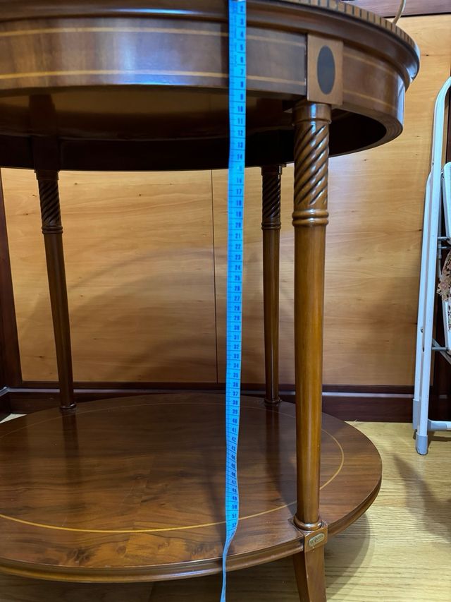 Carrito bebidas y copas madera