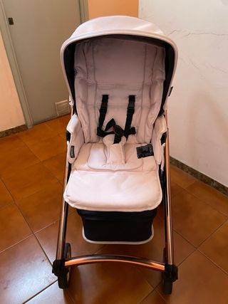 Cochecito Bebecar V Rosa Fume Duo