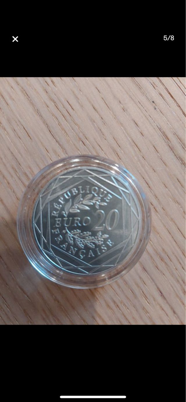 Moneta 20 Euro Francia FDC argento commemorativa