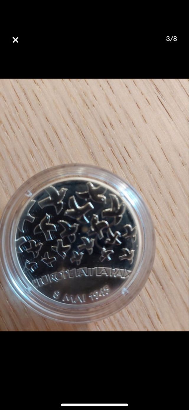 1 1/2 Euro Francia 2005 FONDO SPECCHIO AGENTO 60”