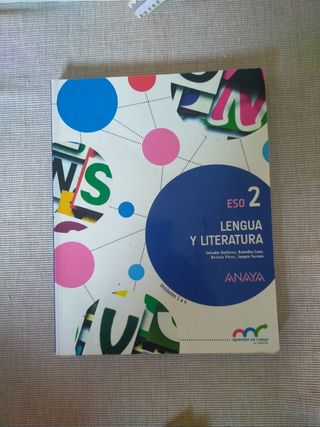 Libro Lengua y Literatura unidades 1 de 4 2°ESO