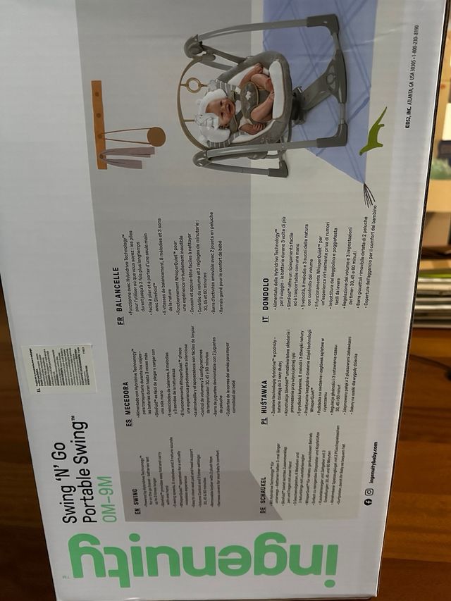 Ingenuity Altalena swing'n go bella teddy