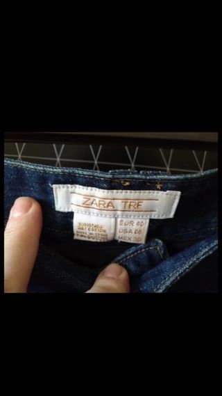 Falda vaquera Zara